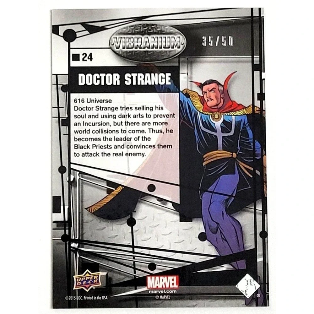 2015 MARVEL VIBRANIUM - DOCTOR STRANGE - RADIANCE‎ #D 35/50 UPPER DECK MCU